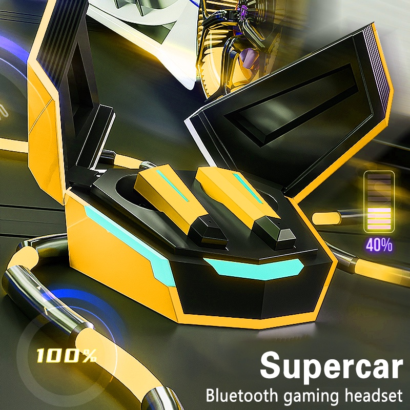 Tai nghe chơi game Bumblebee Flying Wing in ear bluetooth thể thao có mic hot thời trang siêu tay nghe không dây không dây gaming điện thoại bịt tai chống ồn chính hãng TWS true wireless headphone