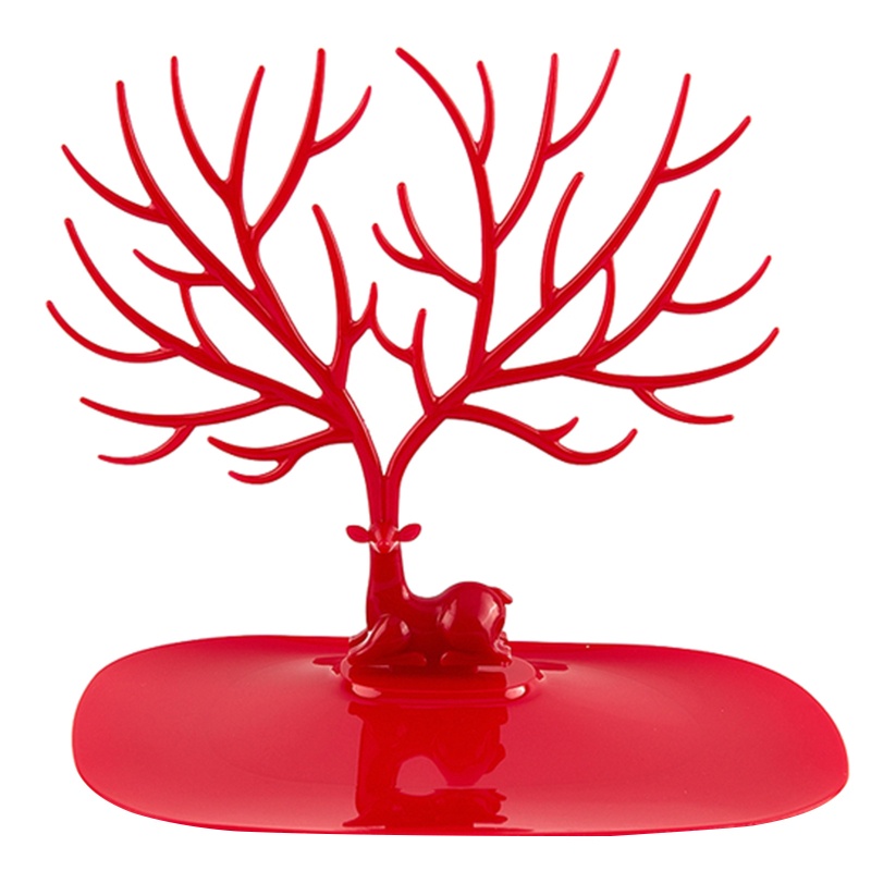 Ốp Bọc Trang Sức Hình Hươu Trắng Đen Hồng