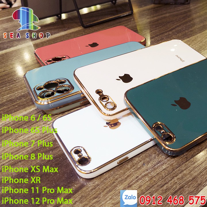 [BẢO VỆ CĂMERA] Ốp lưng iPhone XS Max, XR,11 Pro Max, 12 Mini, 12 Pro Max  -Nhựa dẻo -- VIỀN BÓNG - Thiết kế giống iP12