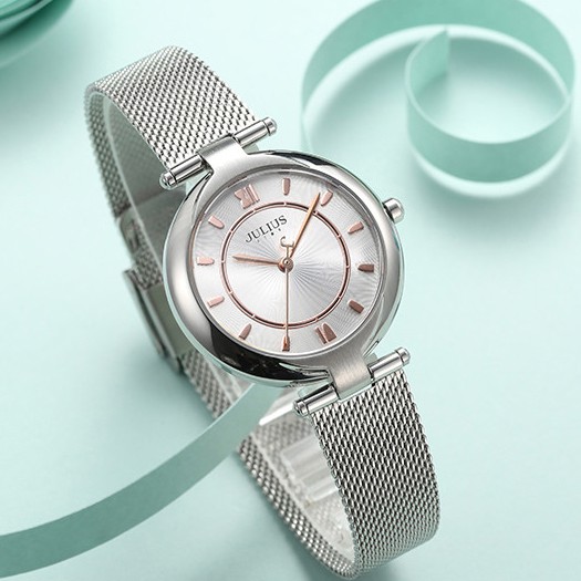 Đồng hồ nữ Julius JS-028 kính sapphire | Julius Official