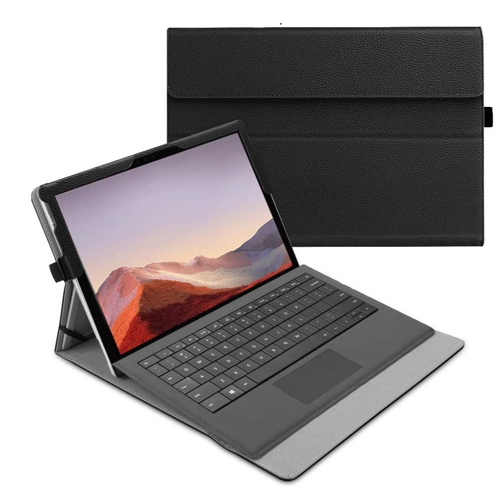 Vỏ cho Máy tính bảng Microsoft Surface Pro 7 / Pro 6 / Pro 5 / Pro 4 12,3 inch mới - Bìa doanh nghiệp có nhiều góc nhìn, tương thích với bàn phím Type Cover
