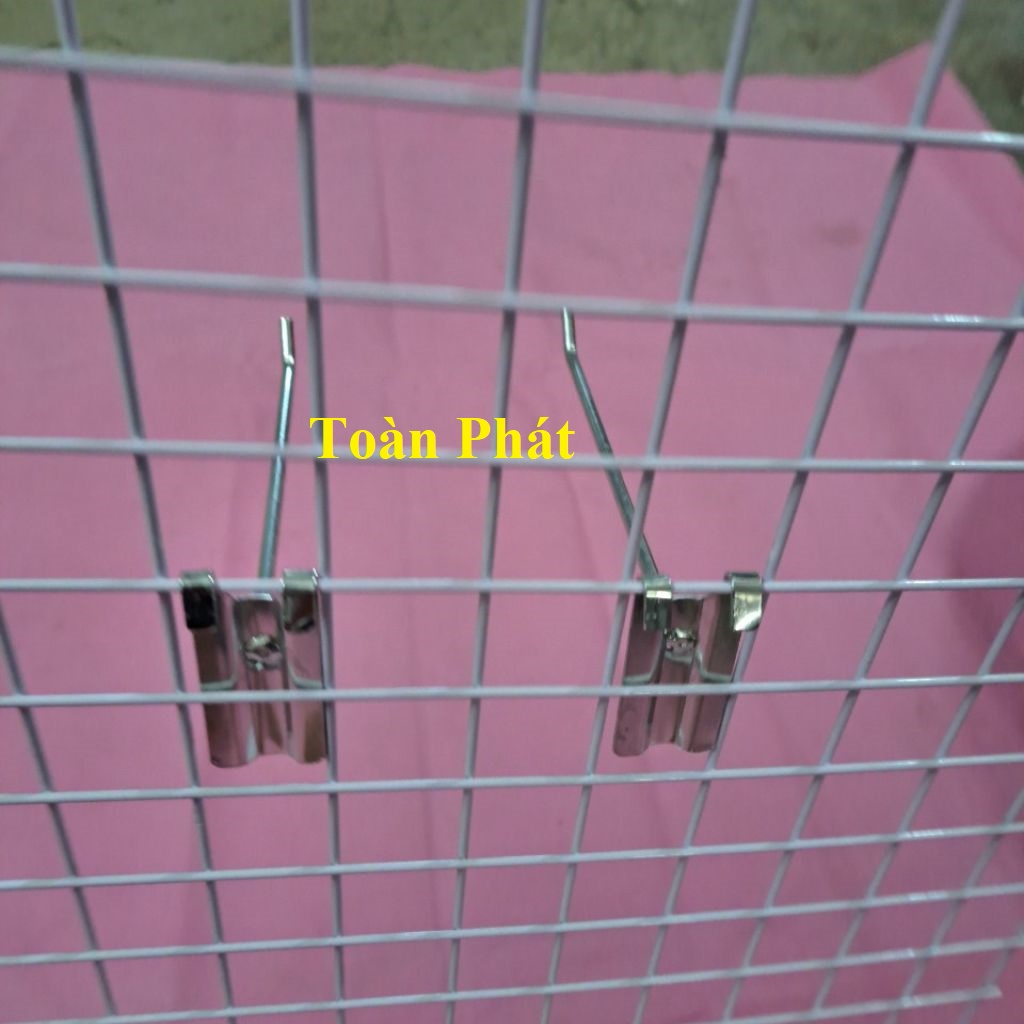 Tay cài lưới móc treo đồ mạ kẽm nhiều kích thước