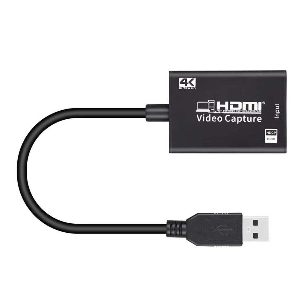 [Ppulauan]USB to HDMI HD 1080P 4K Video Capture Card for Game Live Streaming Broadcast