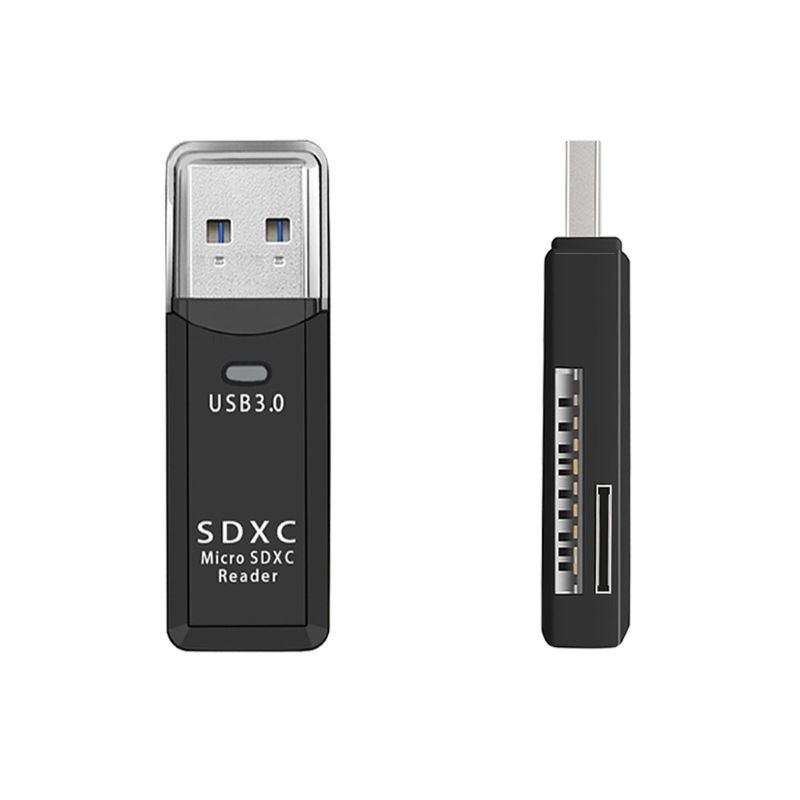 Đầu đọc thẻ nhớ TF SD có đầu cắm USB 3.0 chuyển đổi dữ liệu tốc độ cao 2 trong 1 cho PC/Laptop