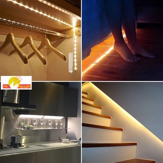 Đèn Led dây cảm ứng tự động sáng khi có người di chuyển ,tiện lợi dễ dàng lắp đặt ở nhiều vị trí trong nhà.