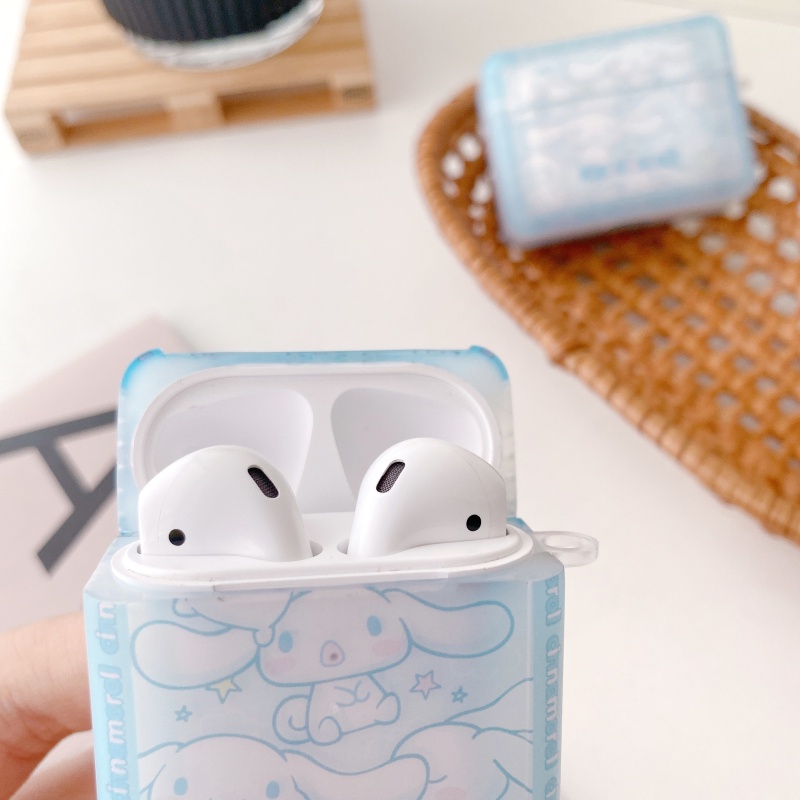 Vỏ Bảo Vệ Hộp Sạc Tai Nghe AirPods 1 2 Pro 3 Pro 3 Bằng TPU Dẻo Nhám Họa Tiết Chó Yugui Dễ Thương Kèm Móc Khóa