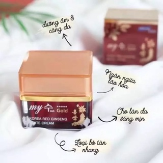 [Sale] KEM HỒNG SÂM MY GOLD KOREA RED GINSENG AQUA WRINKLE & WHITENING CREAM