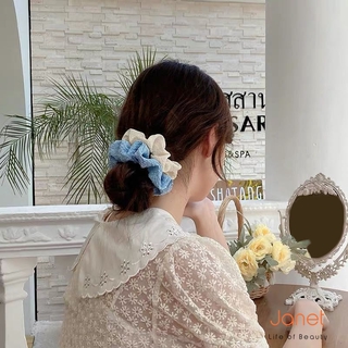 Dây Buộc Tóc Cao Su Xếp Ly Nhỏ Xinh Kiểu Pháp Cho Bạn Gái