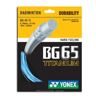 Dây cước căng vợt yonex bg 65 titanium