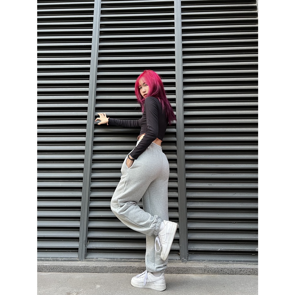 Bộ Đồ Nỉ Xám Áo Sweater Quần Jogger Nỉ In2000Clothing | BigBuy360 - bigbuy360.vn