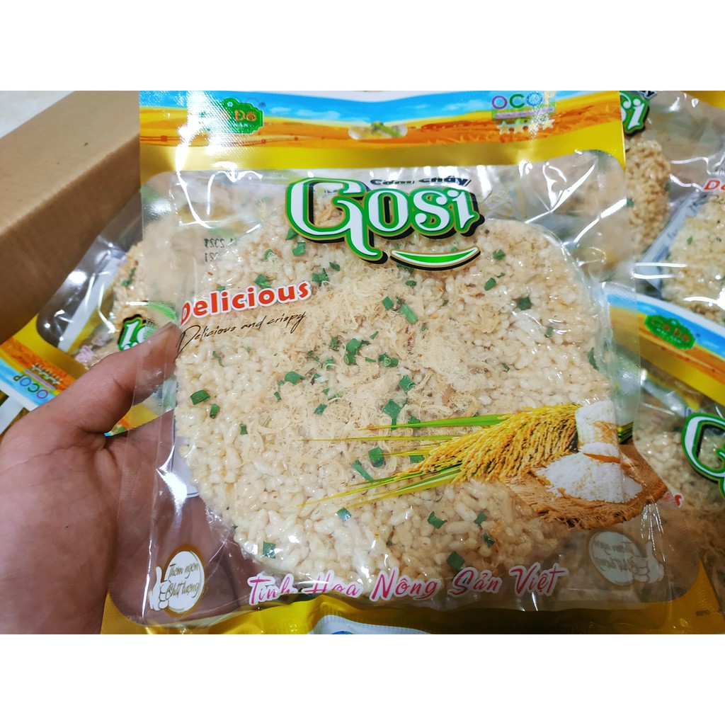 Cơm cháy Gosi Cố Đô - Đặc Sản Ninh Bình (Gói 65g - 150g)