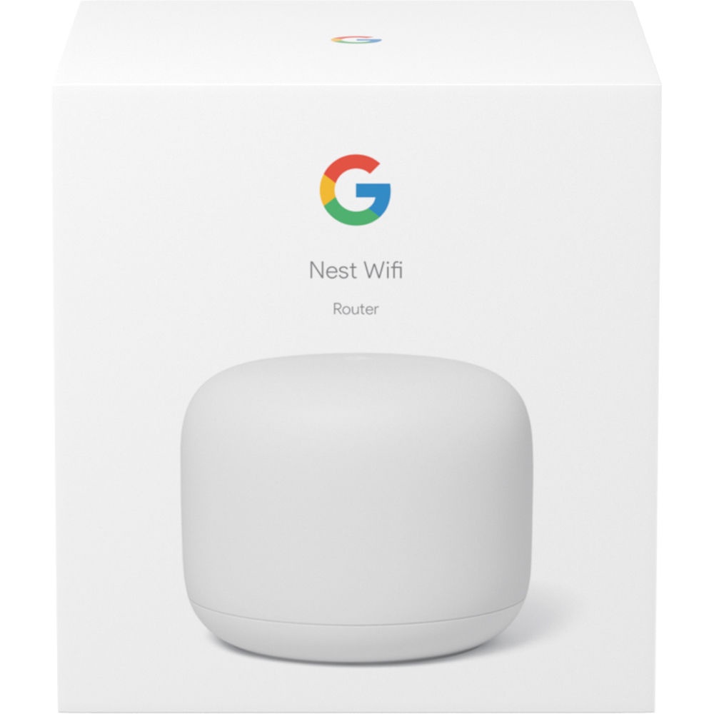 Google Nest Wifi 2200 Mb/s Mesh thiết bị phát Wifi cao cấp, phạm vi phủ sóng tới 600 m² (GA00595-US)