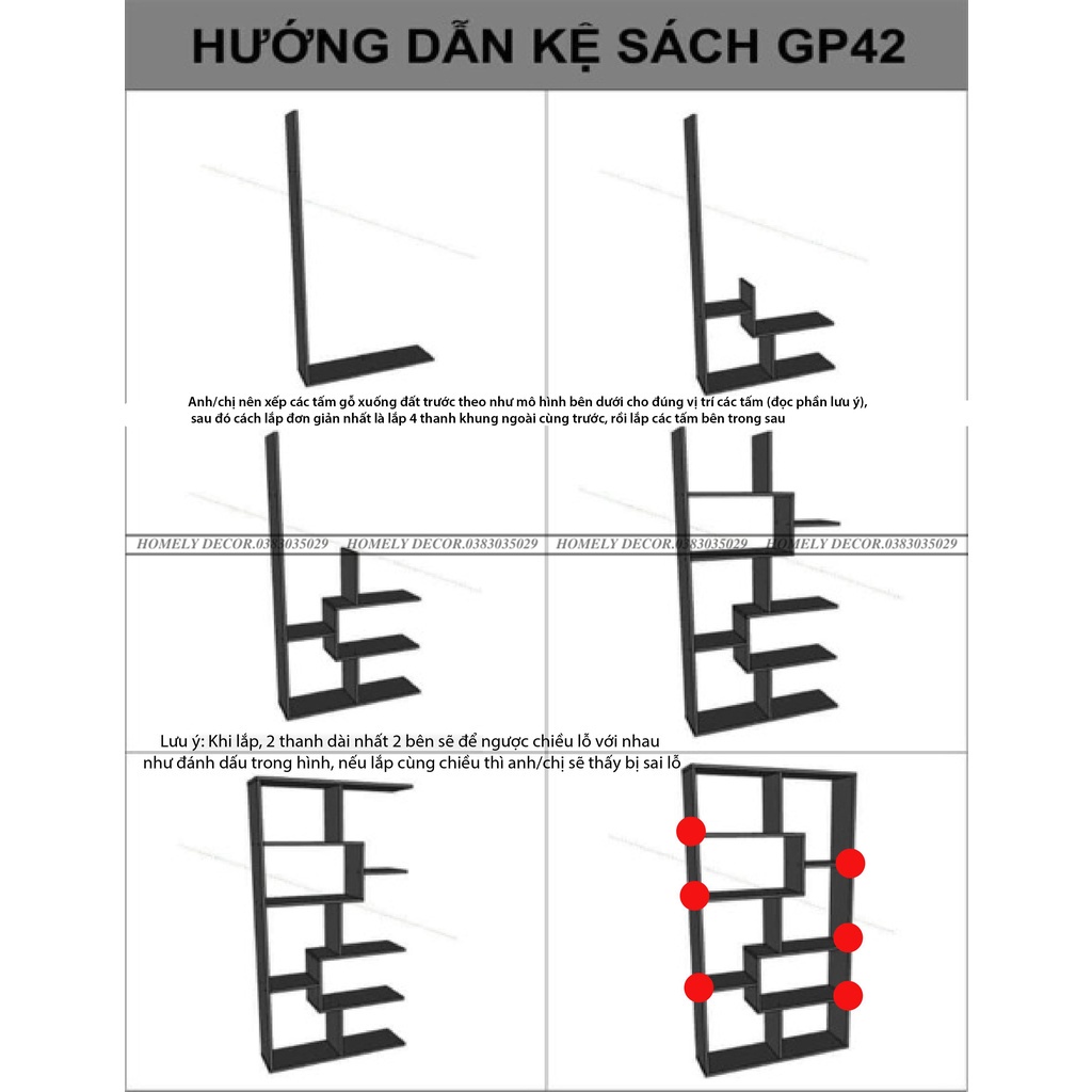 Kệ Sách Gỗ 💗FREESHIP💗 Kệ Sách Để Sàn Nhiều Ngăn Hình Chữ U Lắp Ghép Đa Năng Rộng Lớn