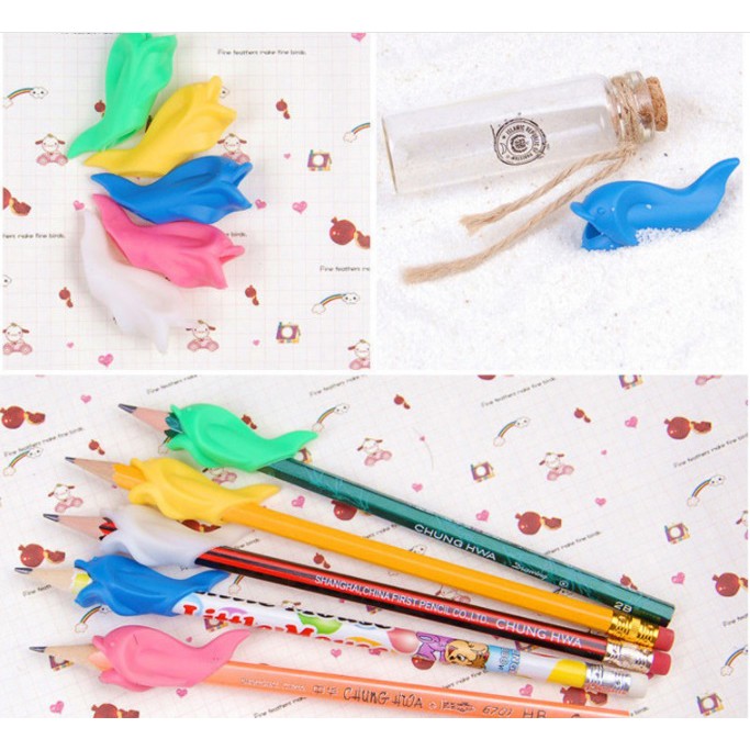 Cá cầm bút trẻ em ❤️FREESHIP❤️ Phụ kiến học tập, rèn luyện kỹ năng khéo léo cho bé A111