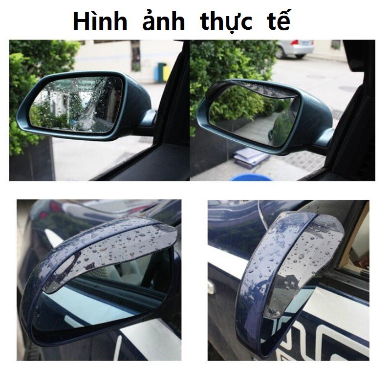 【CAR HOME】2PCS/SET Bộ 2 vè che mưa gương chiếu hậu