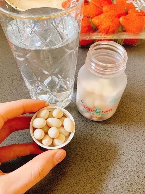 Viên Uống trắng da cấp nước inner gram vita collagen daycell | BigBuy360 - bigbuy360.vn