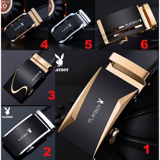 Thắt lưng nam da thật cao cấp play boy bản rộng 3.3cm sale
