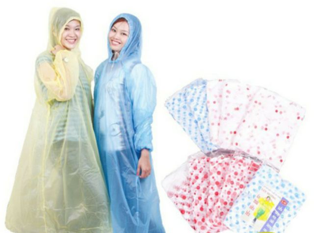 Set 3 Chiếc Áo Mưa Bọc Loại Dẻo Dai Tiện Lợi