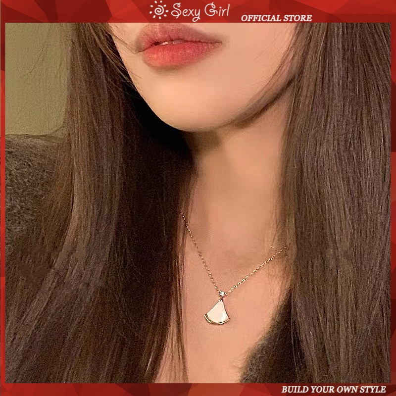 Vòng cổ Mặt Hình Vỏ Sò Gợn Sóng Nước Thời Trang Mới 2022