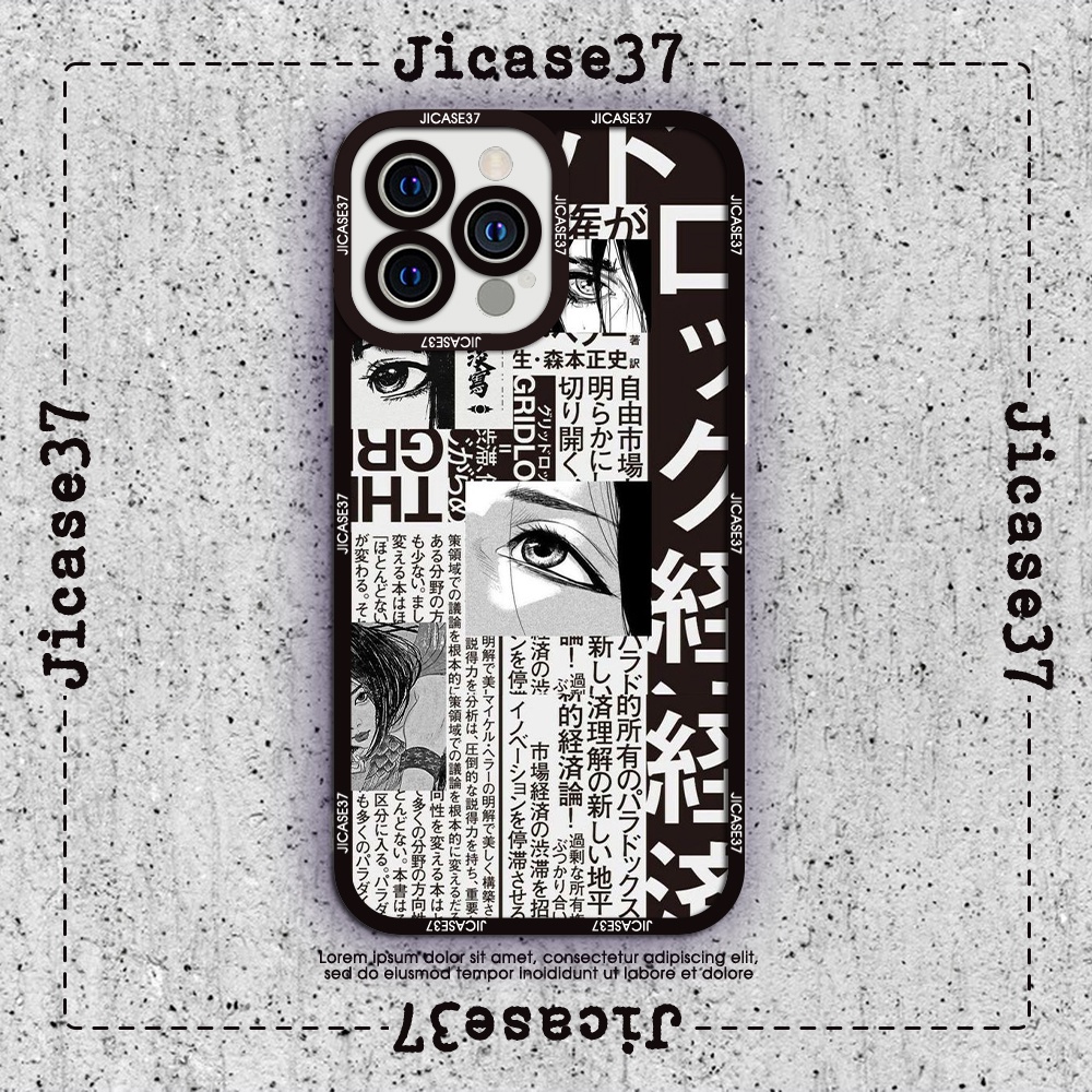 Ốp lưng iphone cạnh vuông Jicase Manga anime nhật bản 6plus/6s/6splus/7/7plus/8/8plus/x/xs/11/12/pro/max/plus/promax