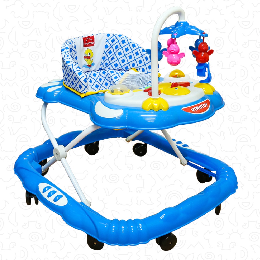 Xe Tập Đi Nhựa Chợ Lớn L4 Con Vịt - Dành Cho Bé Từ 6 - 12 Tháng - M1846-XTĐ