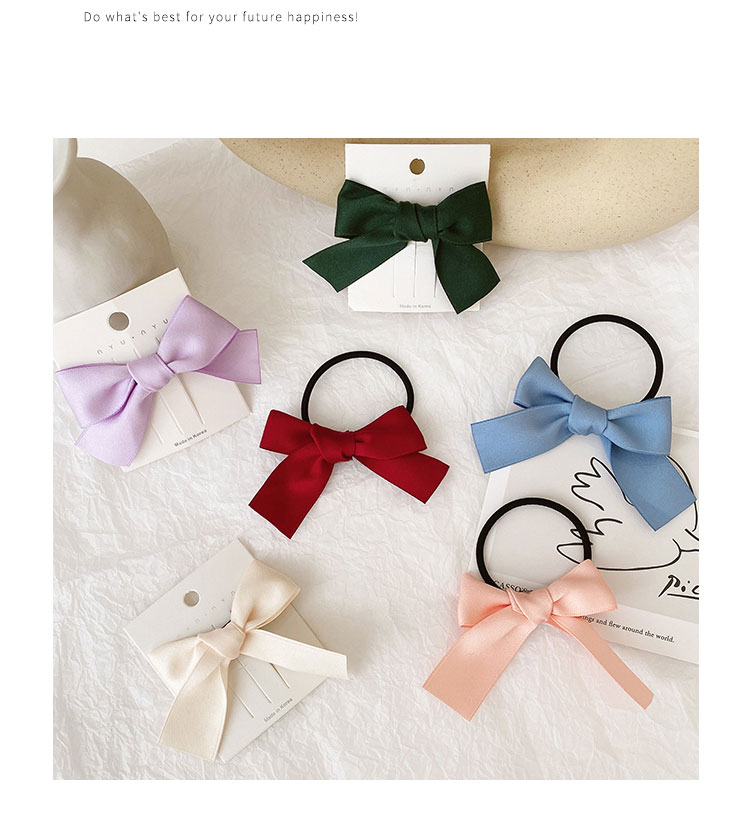 Dây Buộc Tóc Hình Nơ Xinh Xắn Cho Nữ Nhiều Màu