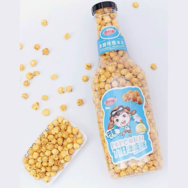 Bắp rang caramel chai khổng lồ 900gr hàng nhập khẩu