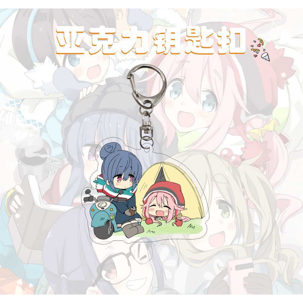 Yuru Camp Have a good day! Móc Khóa Hình Nhân Vật Hoạt Hình Anime Đáng Yêu