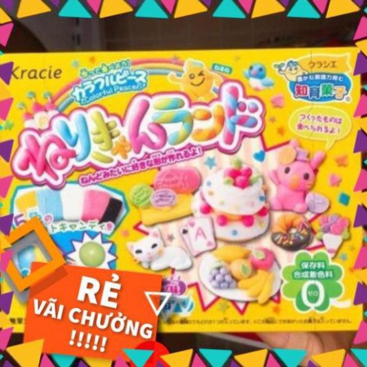 ( anhkhang ) Popin Cookin làm bánh kem thỏ hồng - loại đồ chơi tự làm của Nhật Bản