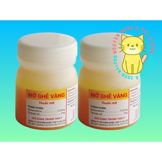 Mỡ Ghẻ Vàng - Mỡ bôi ngoài da cho Chó Mèo
