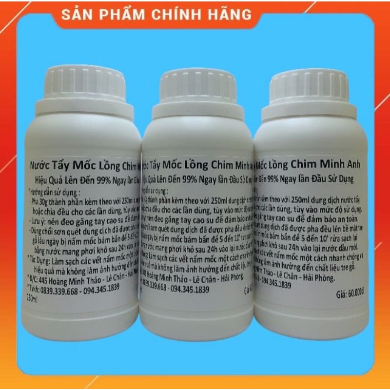 Nước Tẩy Mốc Lồng Chim Minh Anh