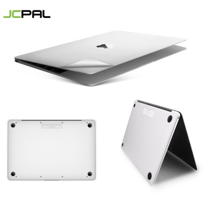 Bộ Dán Macbook Full JCPAL 5 in 1 Màu Bạc