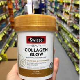 [Hàng Chuẩn ÚC] Swisse Beauty Collagen Glow - Viên uống đẹp da trẻ hóa collagen thủy phân 60/120 viên | BigBuy360 - bigbuy360.vn