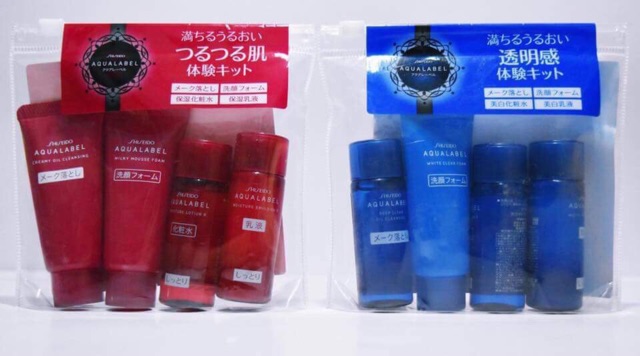 Set dưỡng da mini của Aqualabel Shiseido