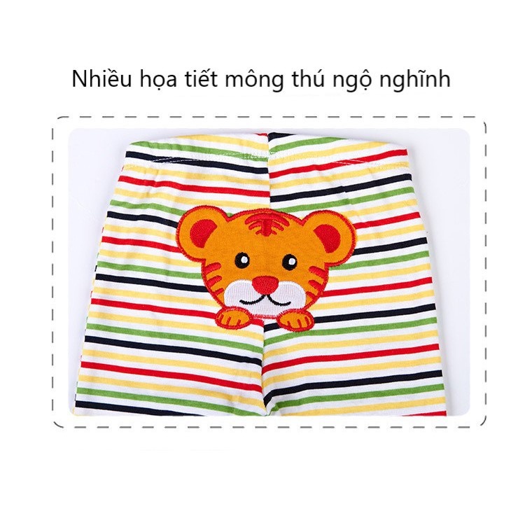 Set 5 Quần Dài Mông Thú Cho Bé Trai, Bé Gái Từ 3-24 Tháng