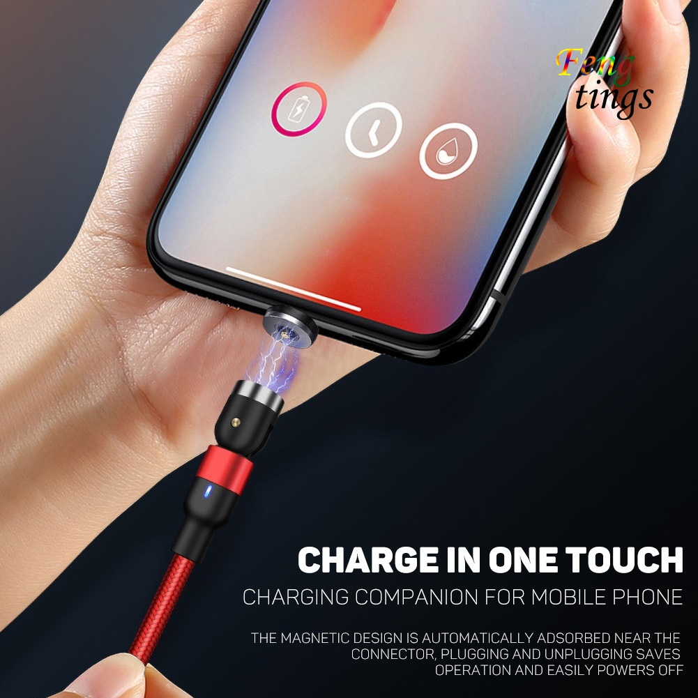 Dây cáp sạc nhanh đầu nam châm 5a Micro Usb Type-C cho Android