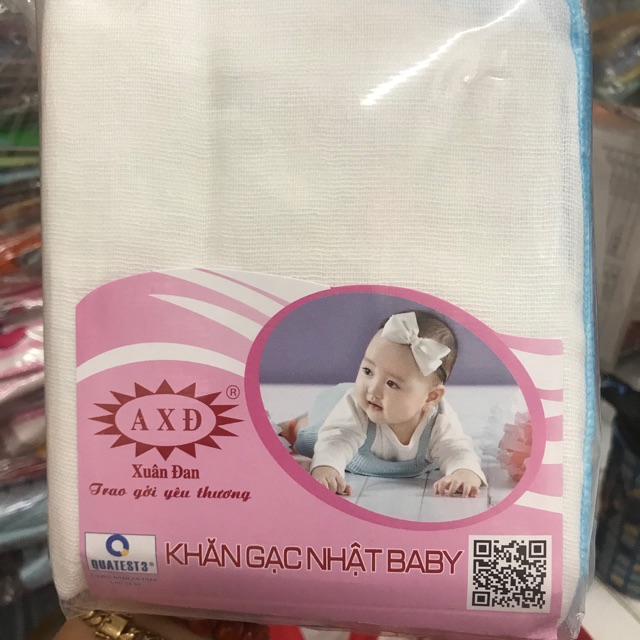 Khăn sữa Nhật Baby Xuân Đan 5 lớp (10 cái)