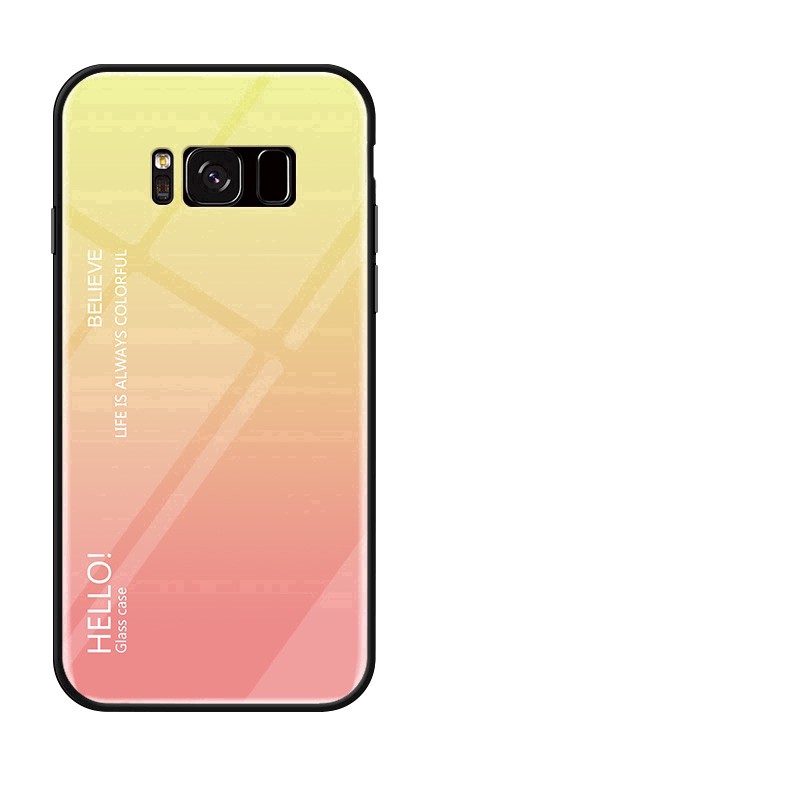 Ốp lưng điện thoại phối mặt kính cường lực dành cho Samsung S8 Plus | BigBuy360 - bigbuy360.vn