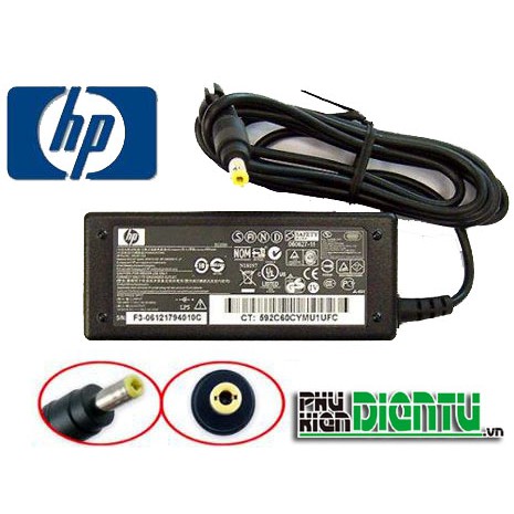 ⚡️SẠC ZIN⚡️ Sạc Laptop HP Compaq 6520s 510 541 511 516 515 540 18.5V - 3.5A chân Vàng (kèm dây nguồn)