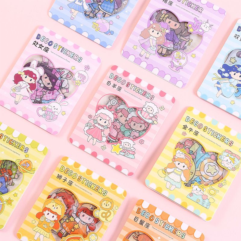 Set 40 miếng sticker cung hoàng đạo