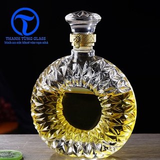 Chai đựng rượu thủy tinh XO 500ml ( CÓ TEM )