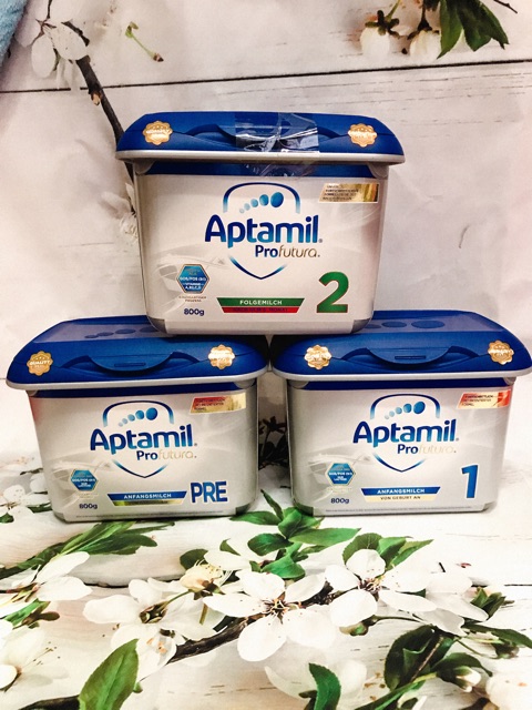 CÓ SẴN Sữa Aptamil Profutura (nội địa Đức)đủ số Pre, 1, 2 800g date mới