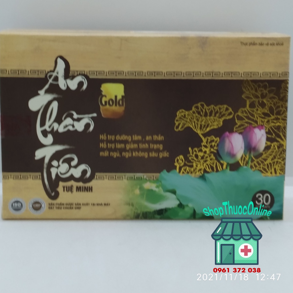 An Thần Tiên Gold cải thiện giấc ngủ hộp 30 viên