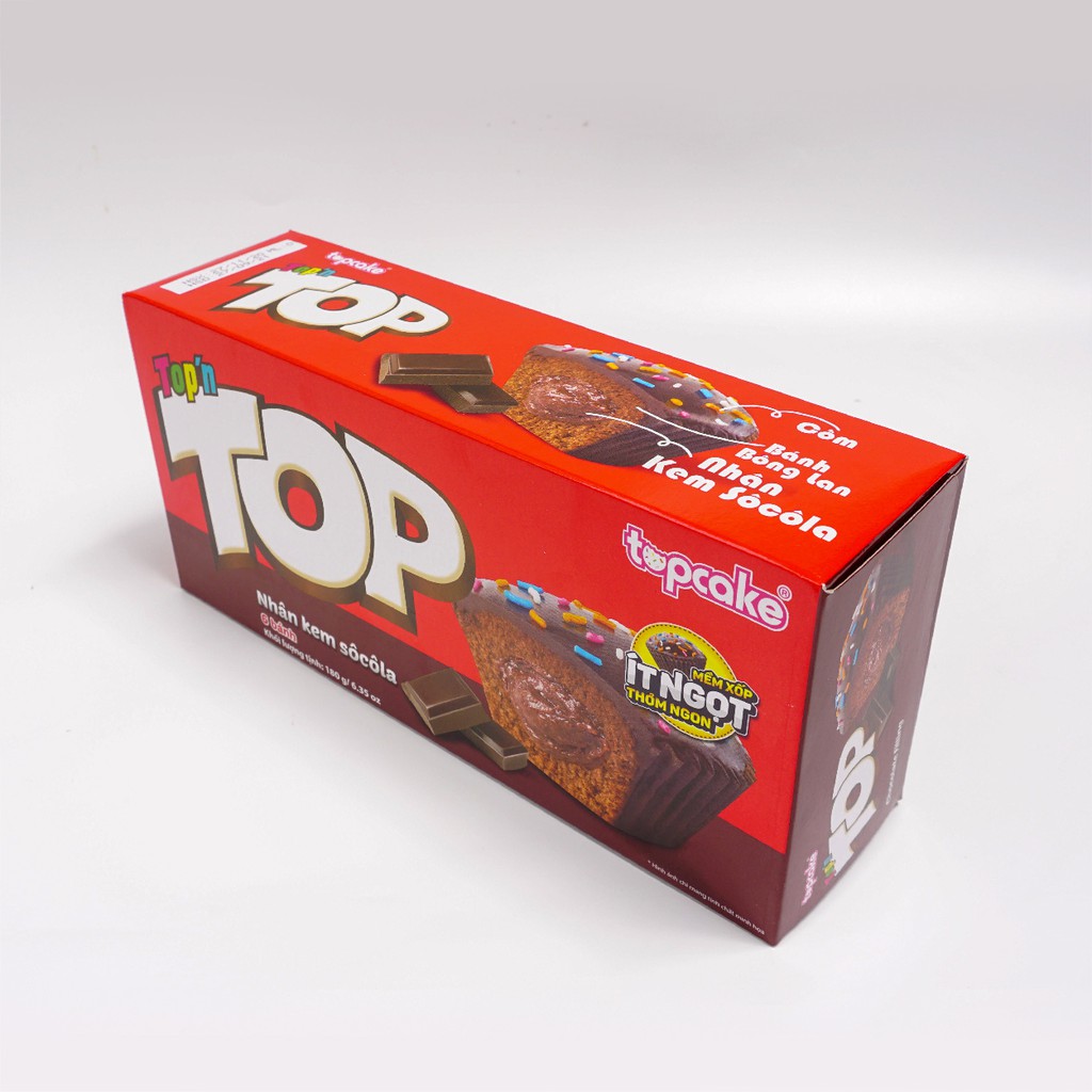 Bánh TOPCAKE Top'n top - Socola  (Hộp 180g)