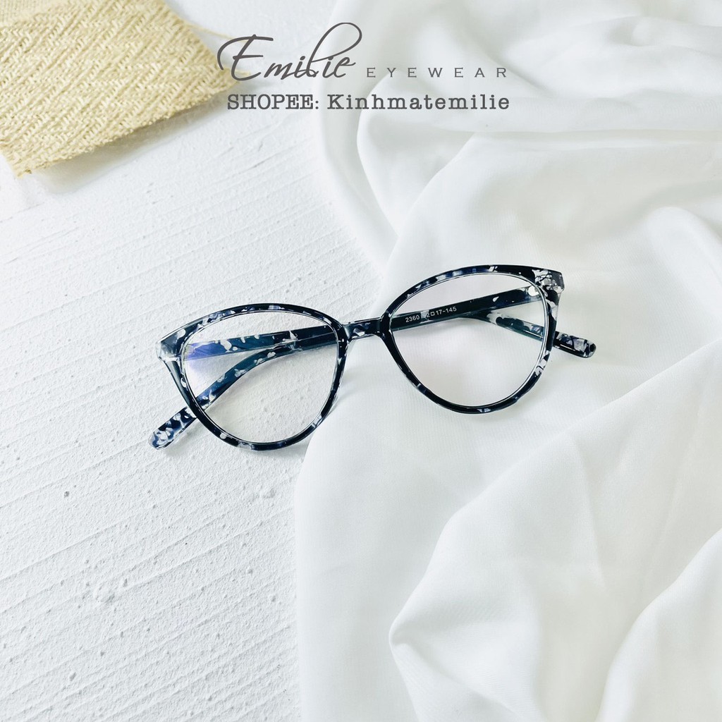 Kính mắt mèo nhựa Emilie eyewear phụ kiện thời trang 2360