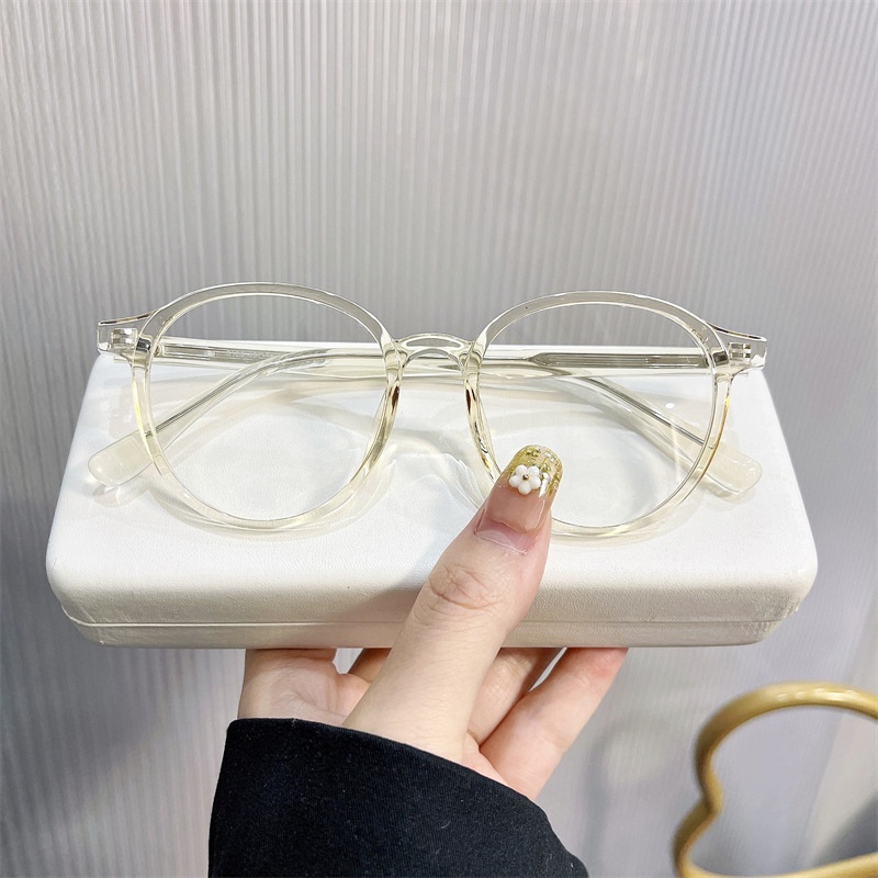 Mắt Kính Gọng Tròn Chống Ánh Sáng Xanh Thời Trang Cao Cấp