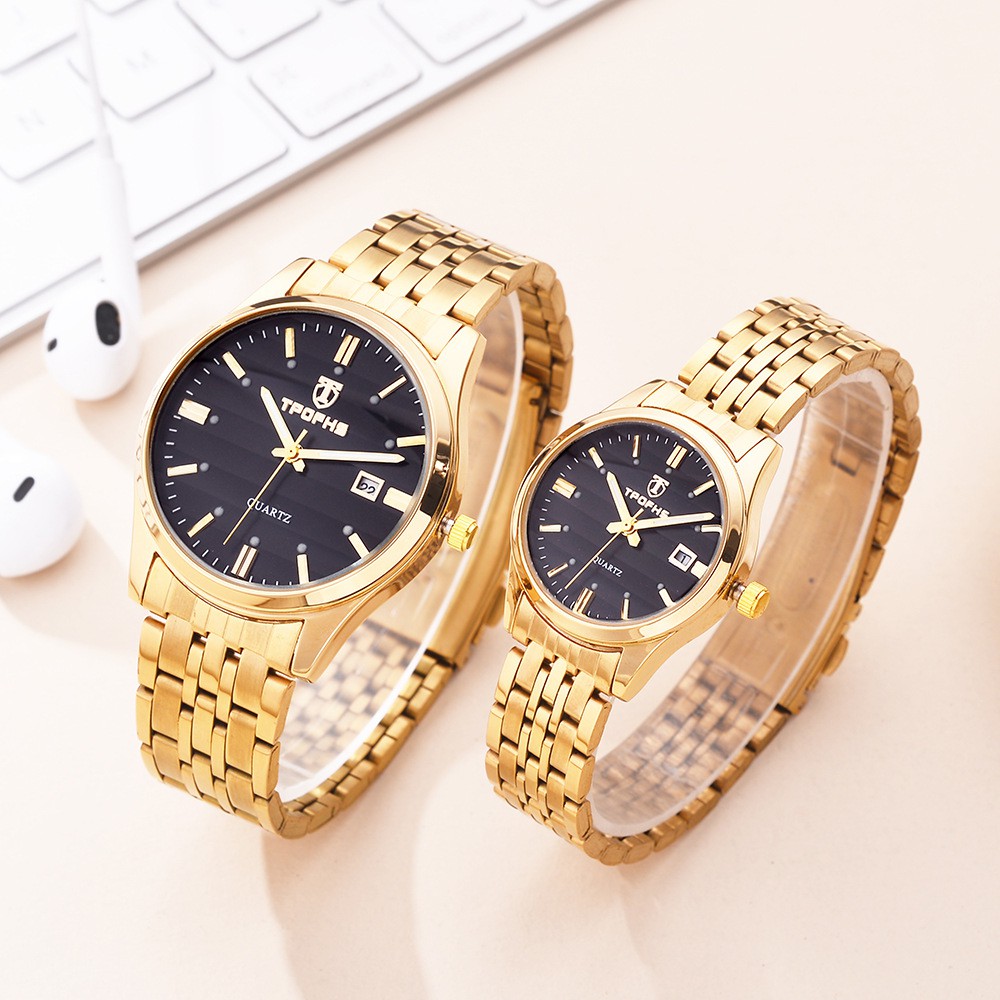 Đồng hồ nam nữ cặp đôi TPOFHS chính hãng,  Đồng hồ nam chính hãng ( Mã: TP21)