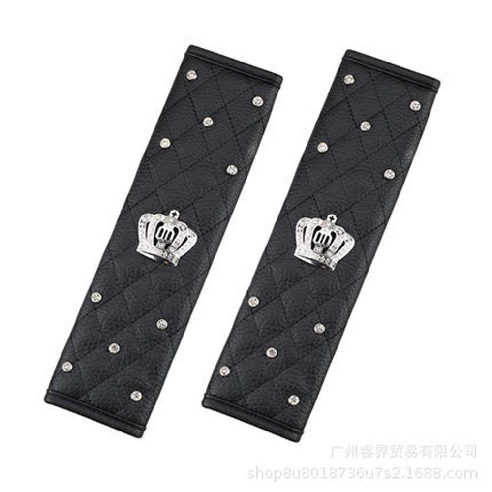 Rebuy1 Bọc Cần Số Xe Hơi Chất Lượng Cao Hình Vương Miện Bằng Da Ốp