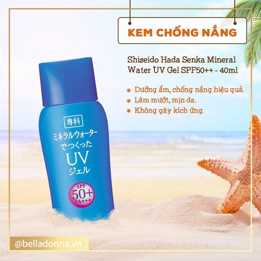 Kem Chống Nắng Shiseido Senka SPF 50/PA+++ 40ml