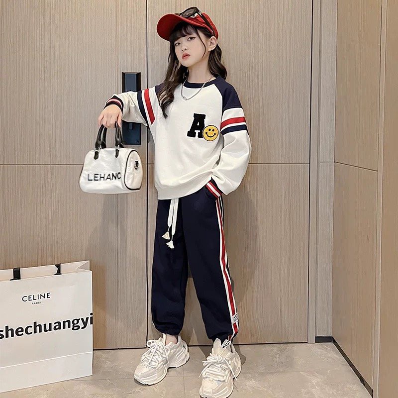 Quần áo thu đông bé gái Habi Fashion HB2203 chất vải nỉ da cá dầy đẹp cho bé 16-40Kg